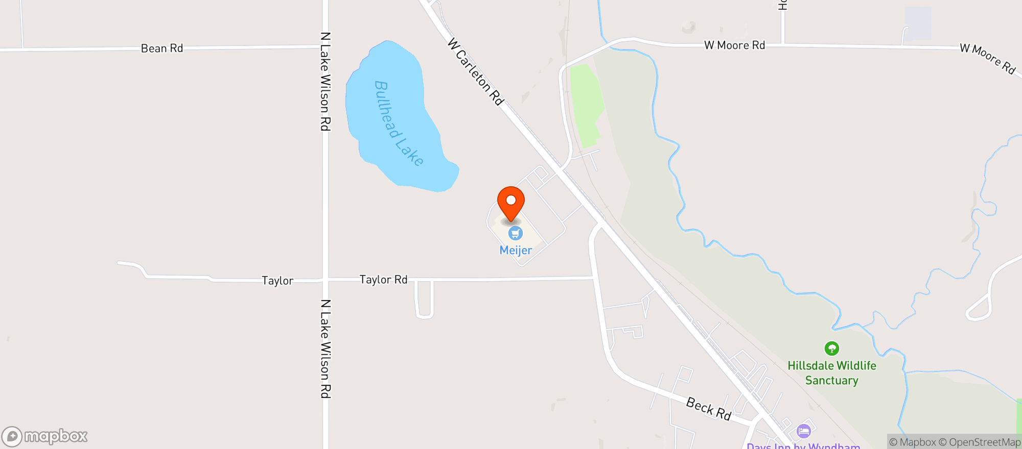 Map showing MEIJER #333