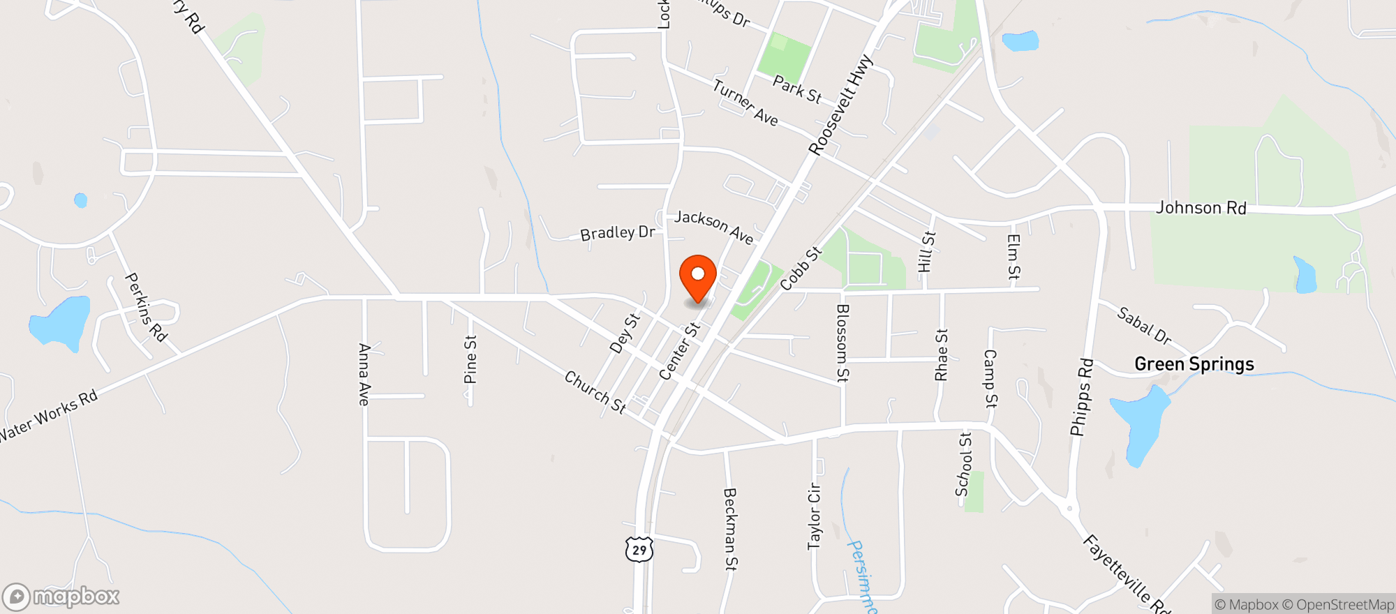 Map showing Piggly Wiggly #5066