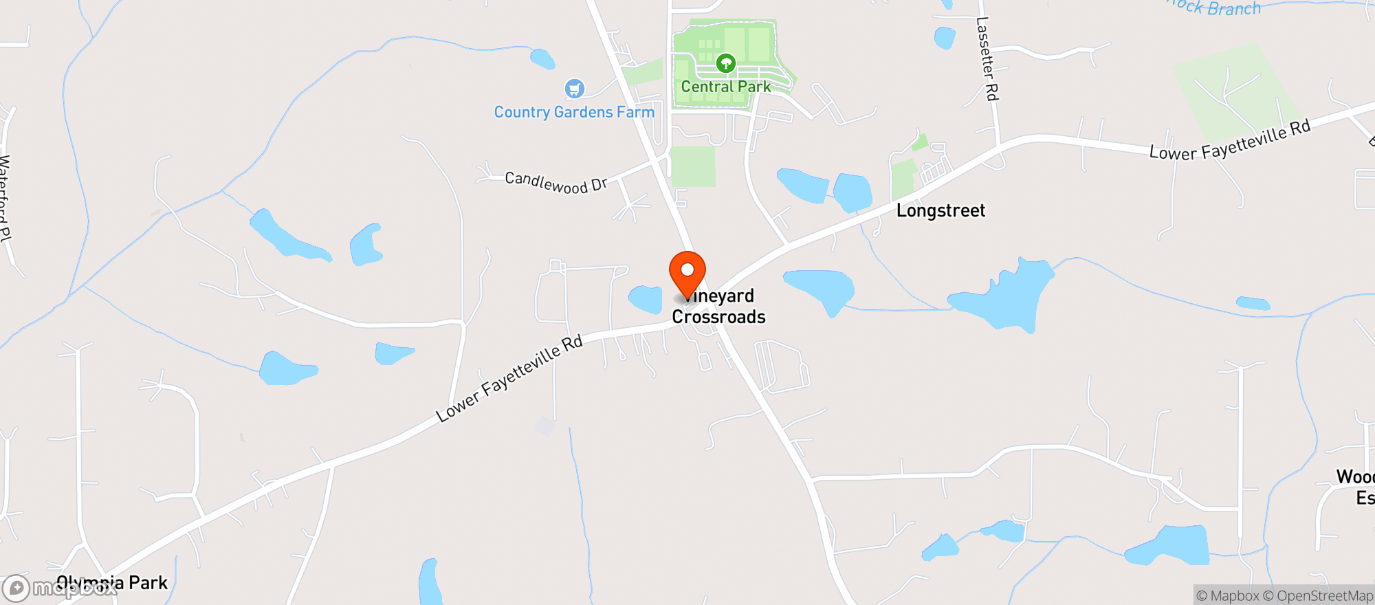 Map showing Newnan One Stop