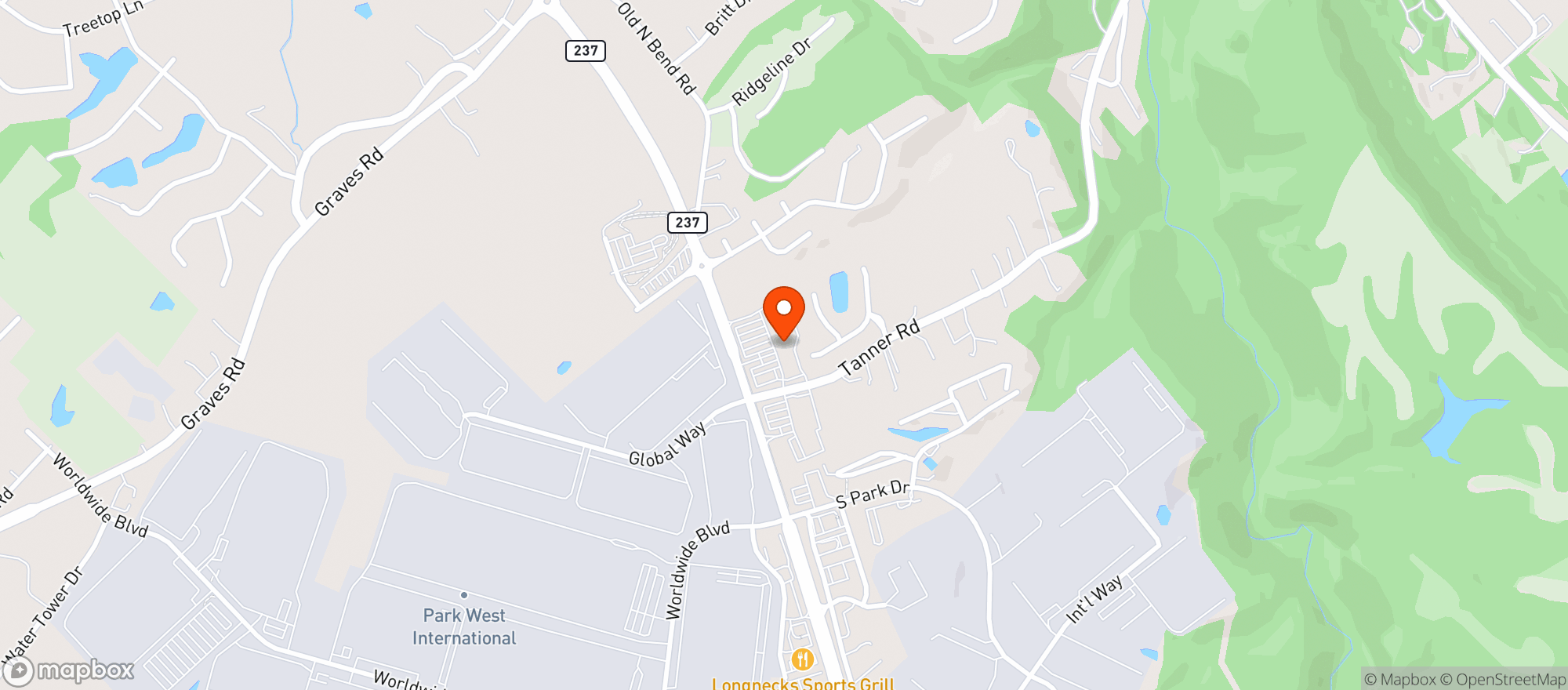 Map showing Good Spirits W&T Hebron