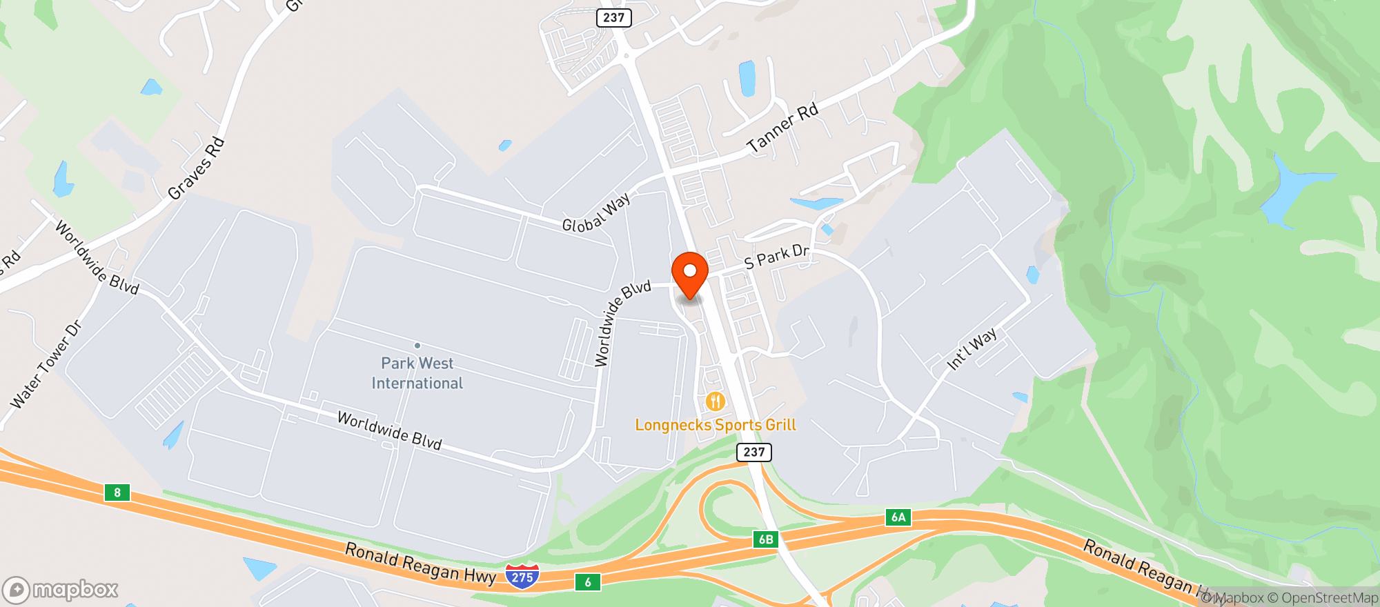 Map showing Hebron Dsct  Liq And Ta