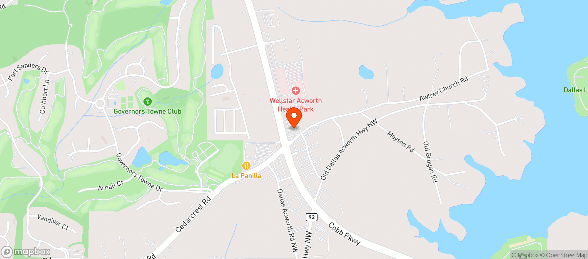 Map showing Terrys Value Mart