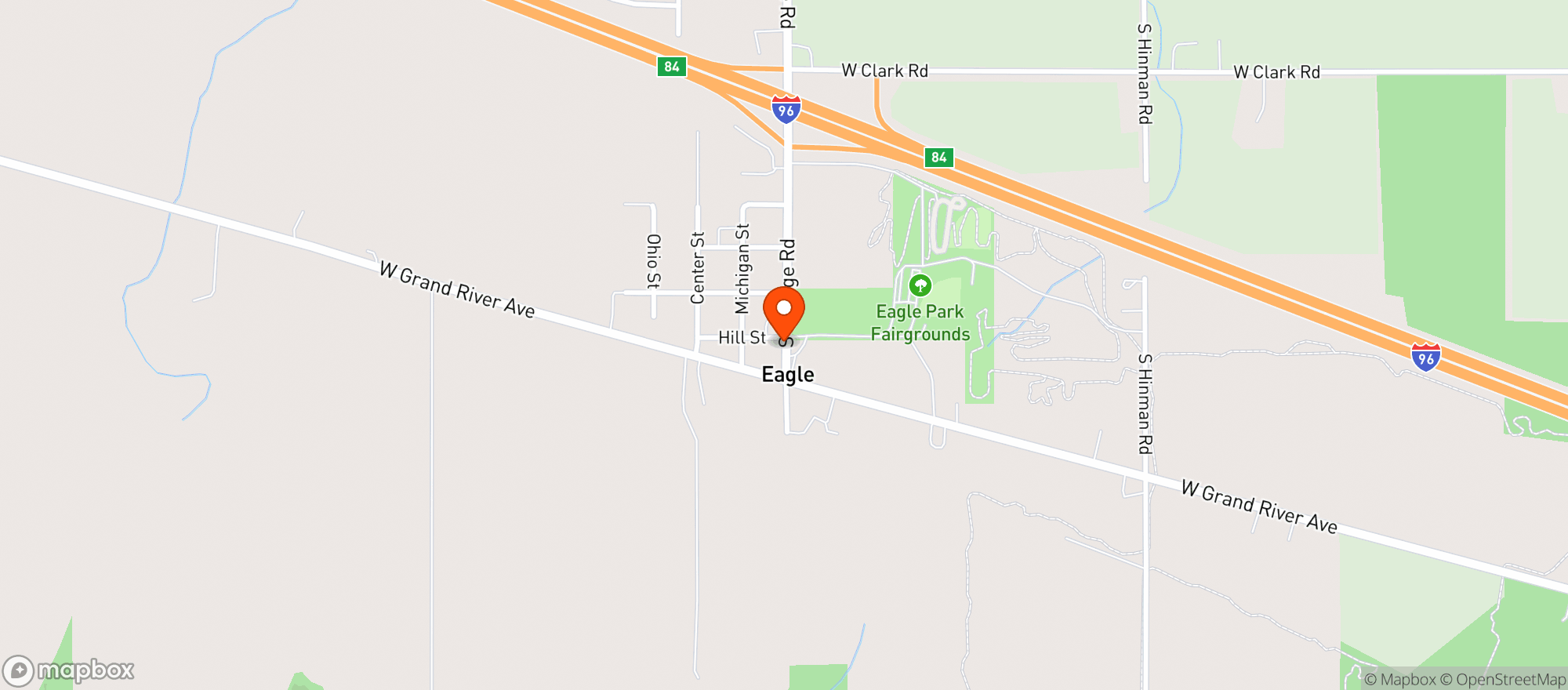 Map showing Swampers