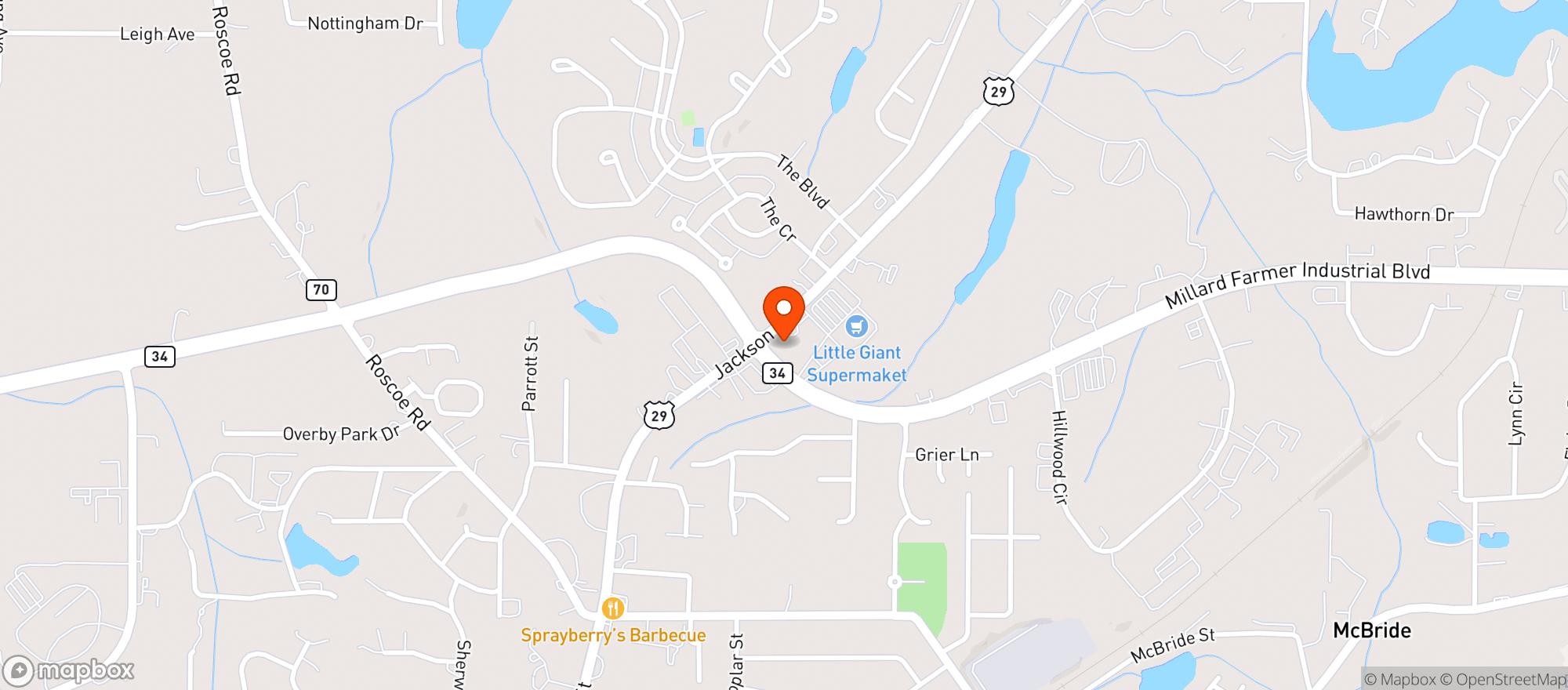 Map showing Valero