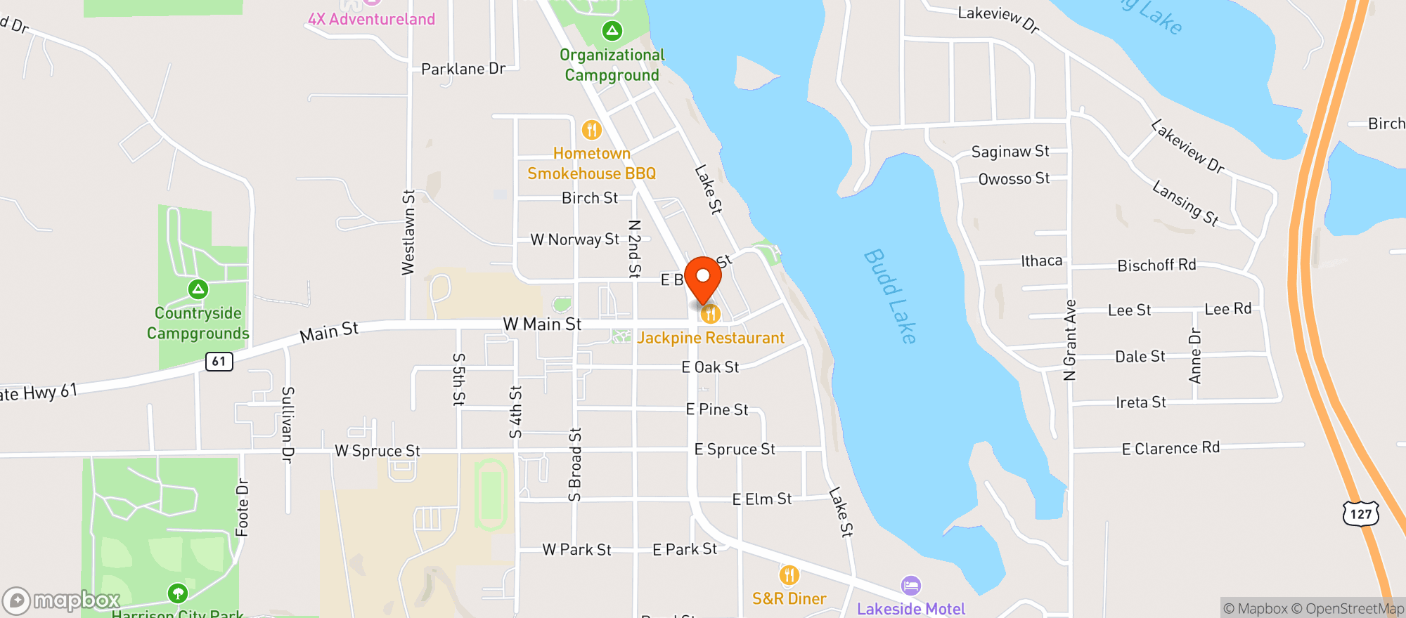 Map showing Sunrise Convenience #16