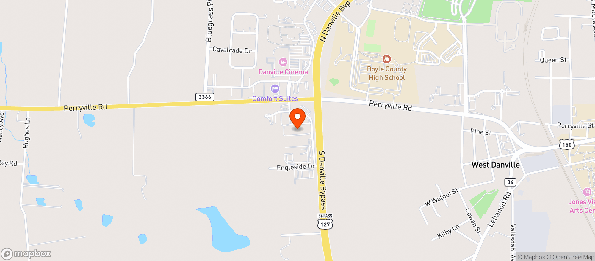 Map showing Royal Liquors