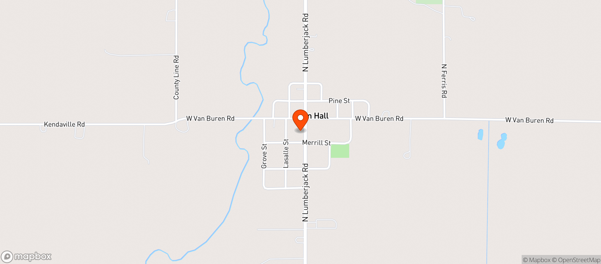 Map showing The Store - Sunoco