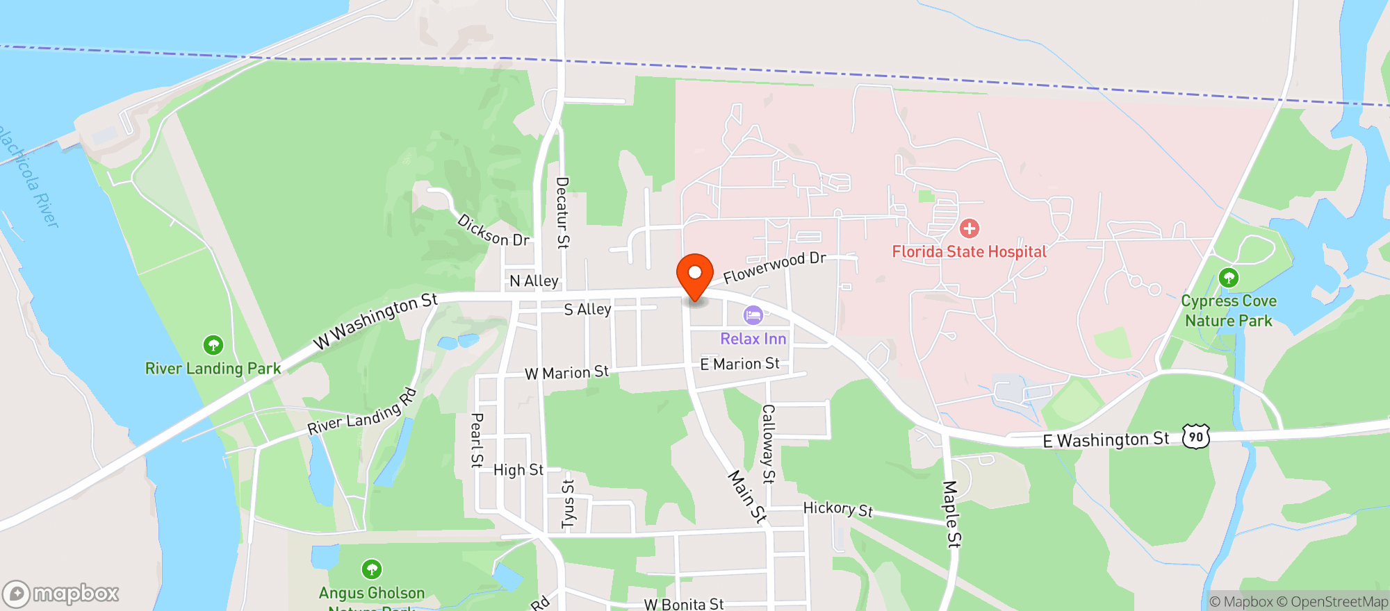 Map showing C Store