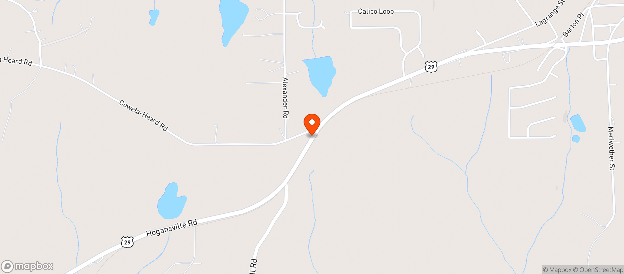 Map showing Jabaleys Liquor Store