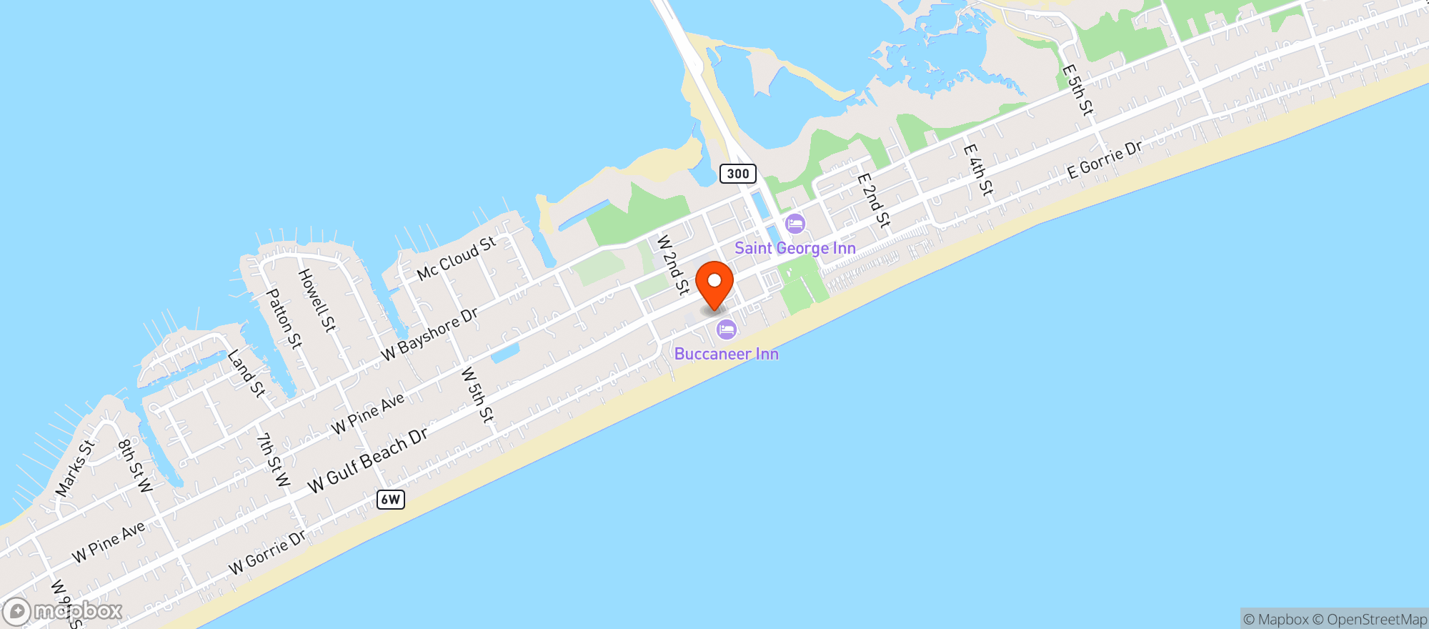Map showing Castaway Liquors