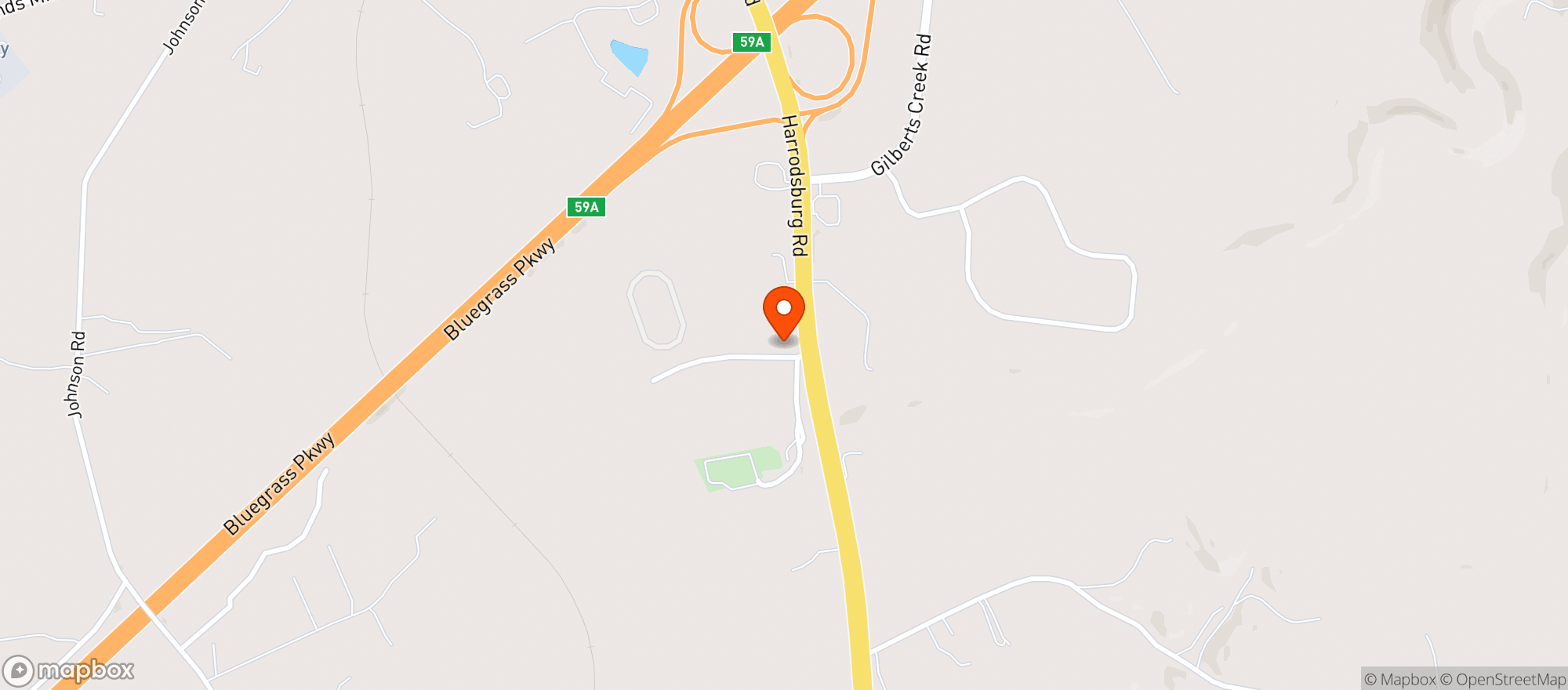 Map showing Marshalls Liquor