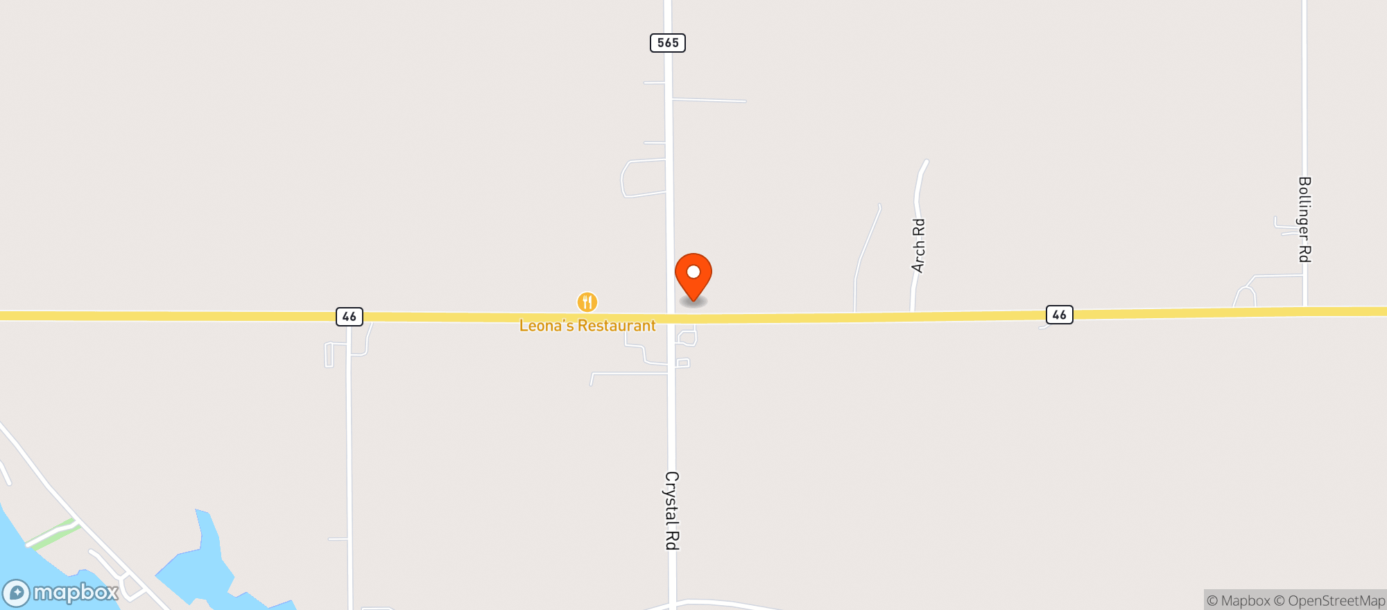 Map showing Spot Party Store