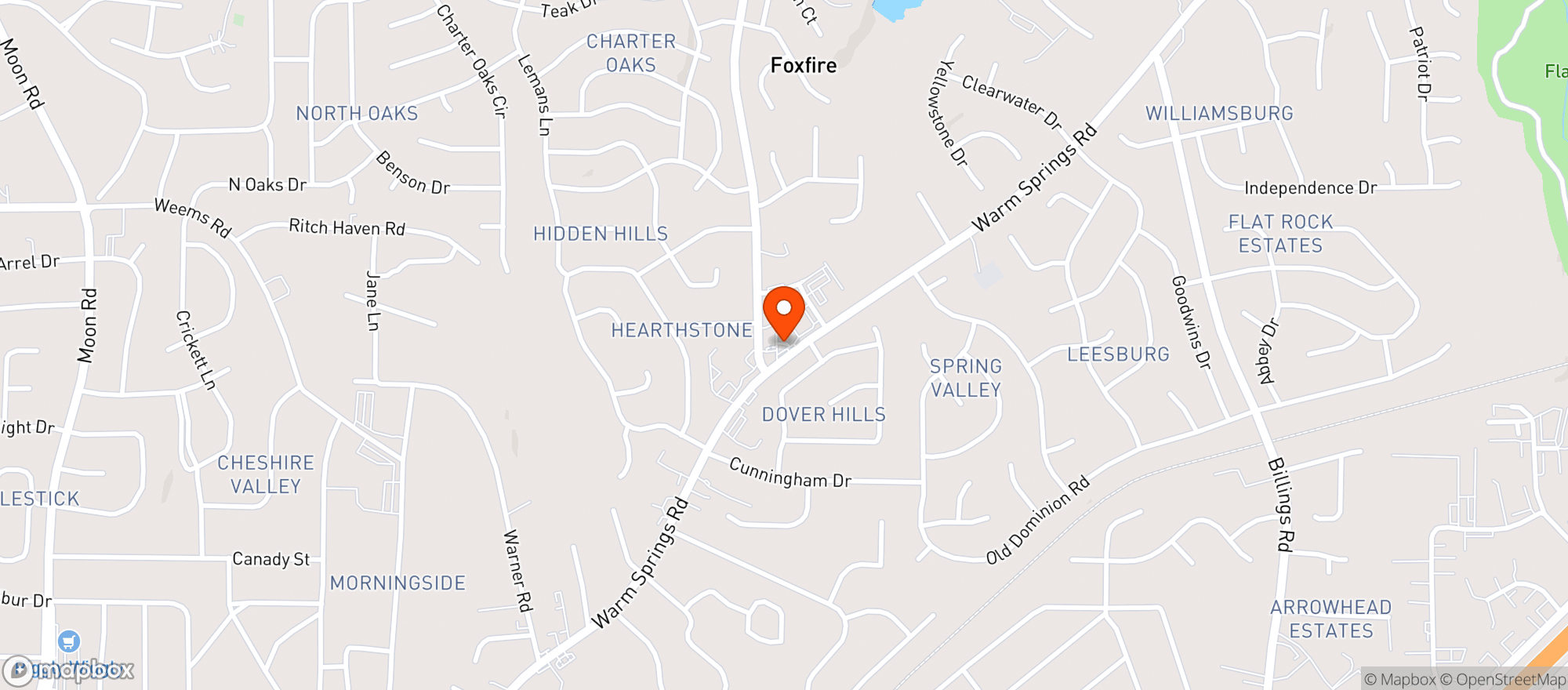 Map showing Circle K #2706707