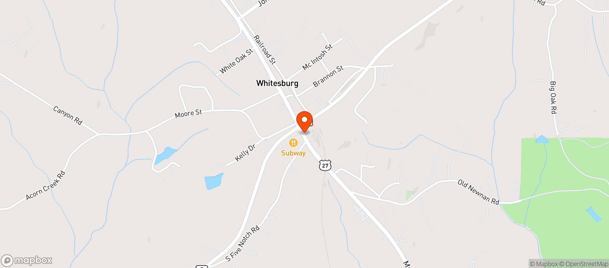 Map showing Beverage Bank