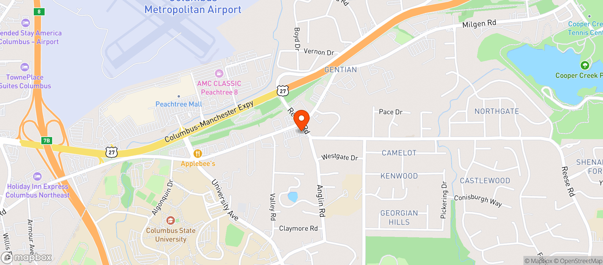 Map showing Discounts Liquors