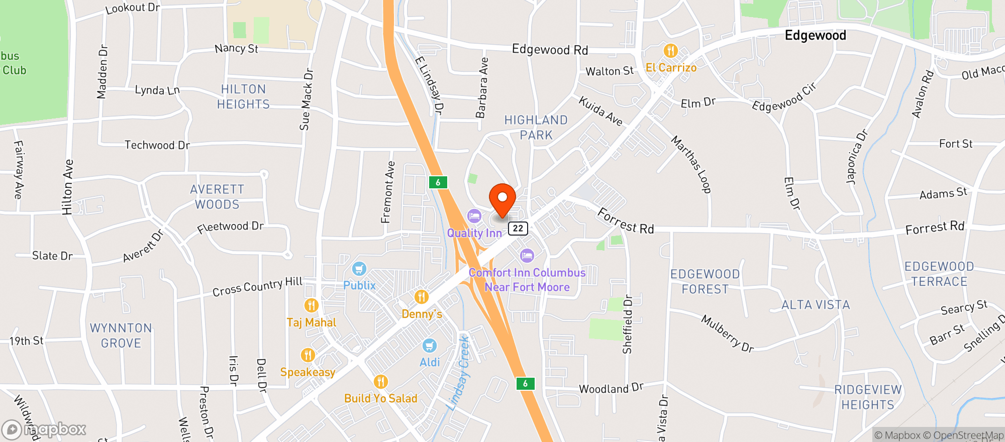 Map showing Hidden Lake Bottle Shop_3