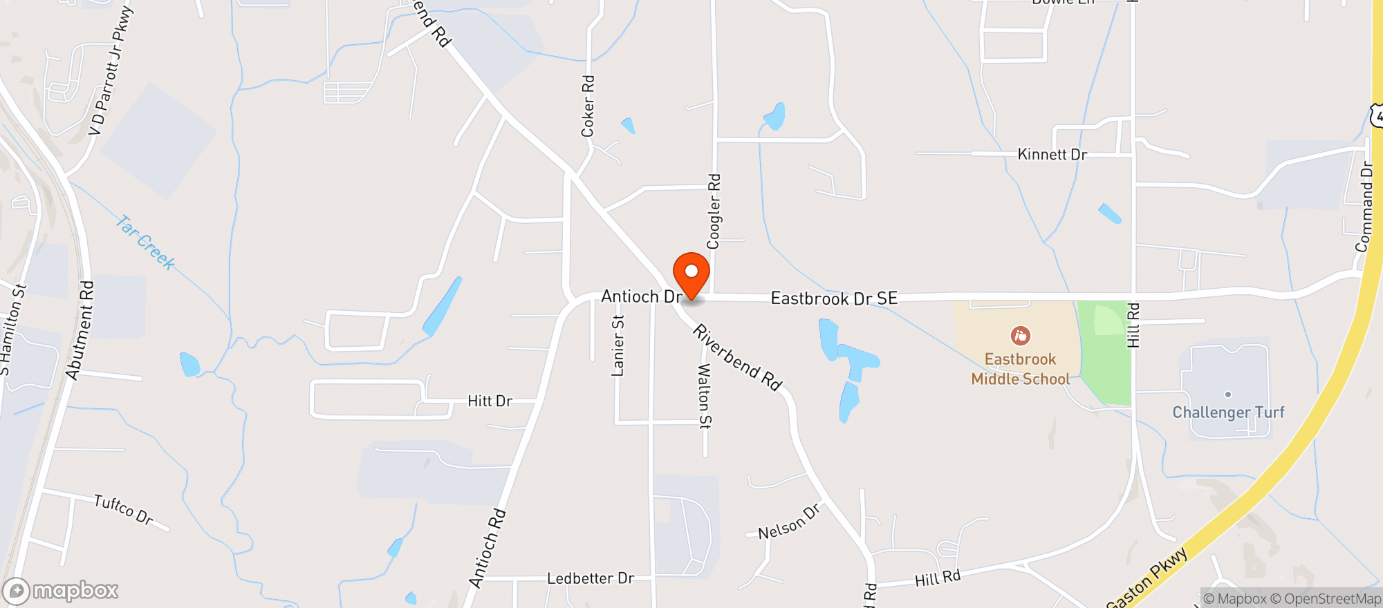 Map showing Antioch Convenient & Tobacco