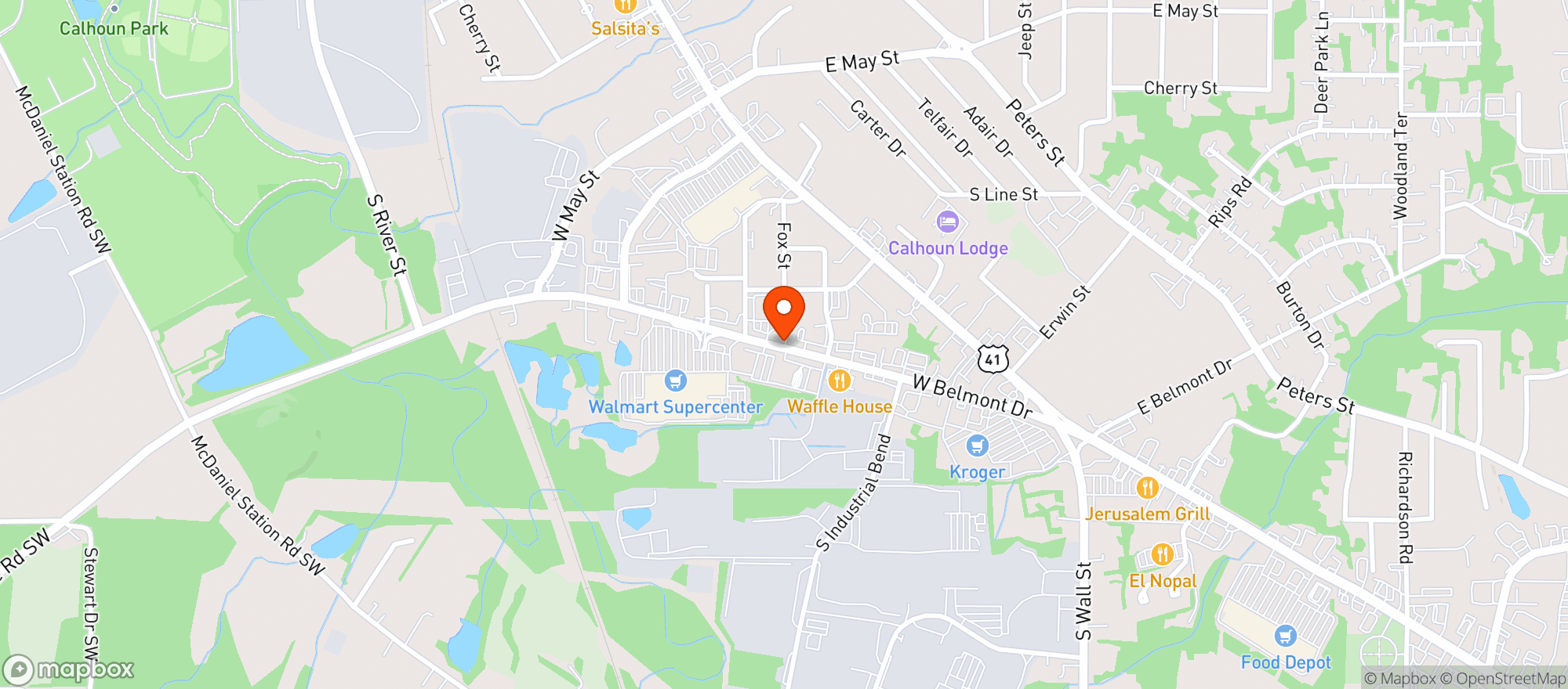 Map showing Gnc