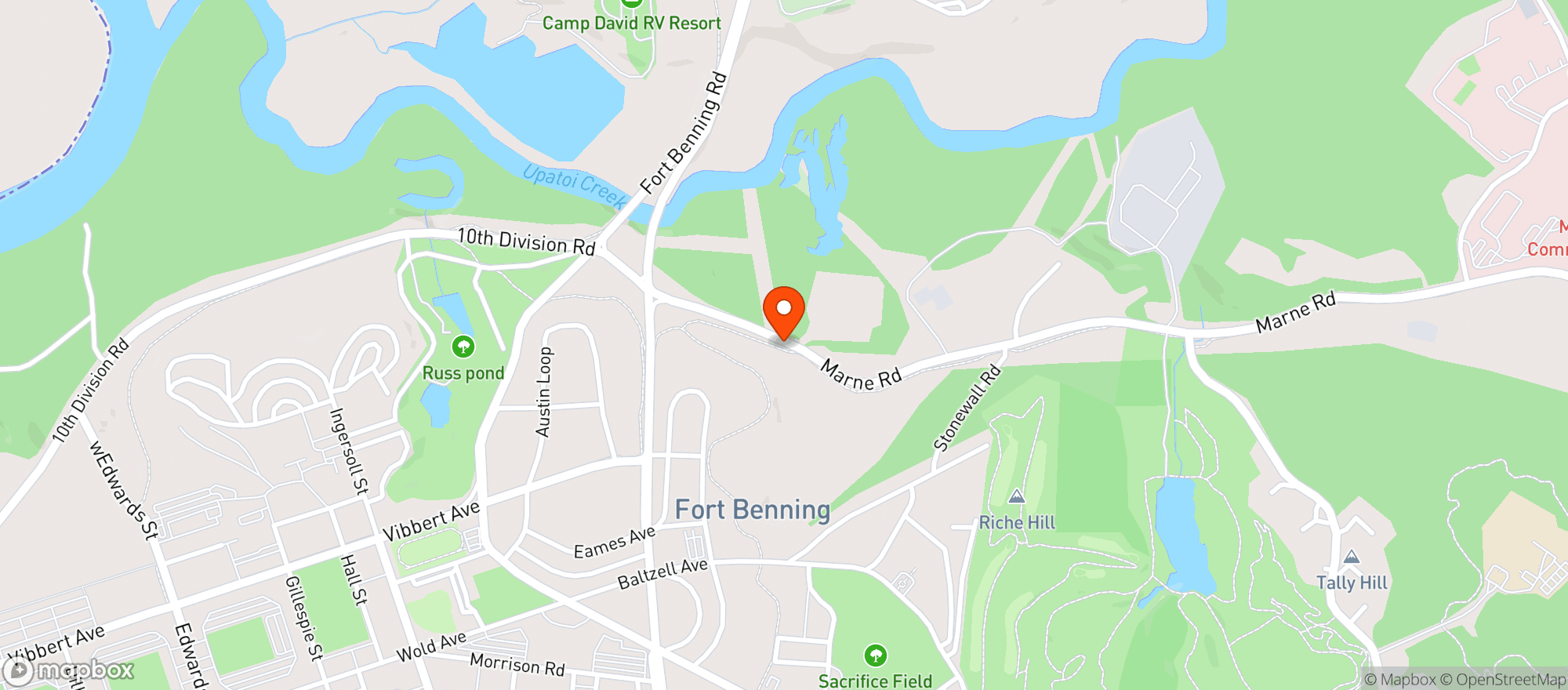 Map showing Gnc