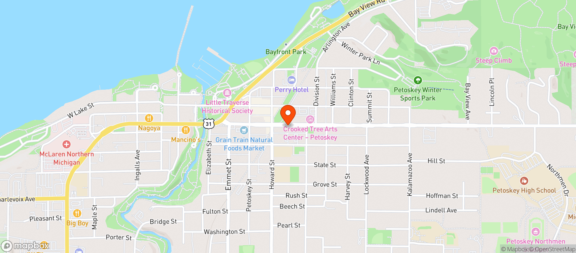 Map showing Tap 30
