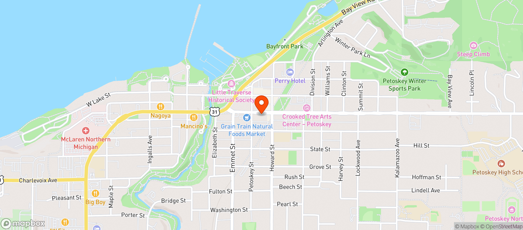 Map showing Malted Vinyl