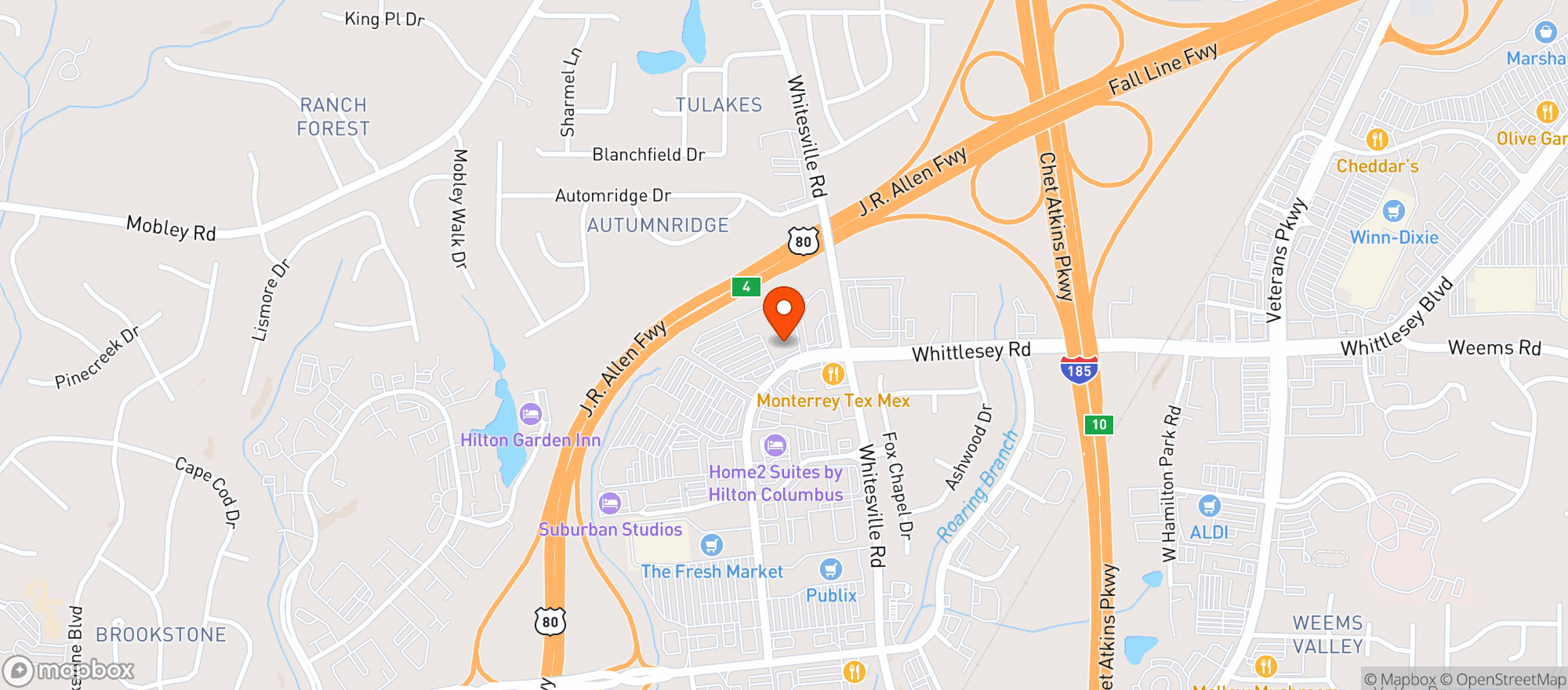 Map showing Amc Ritz 13 #4207
