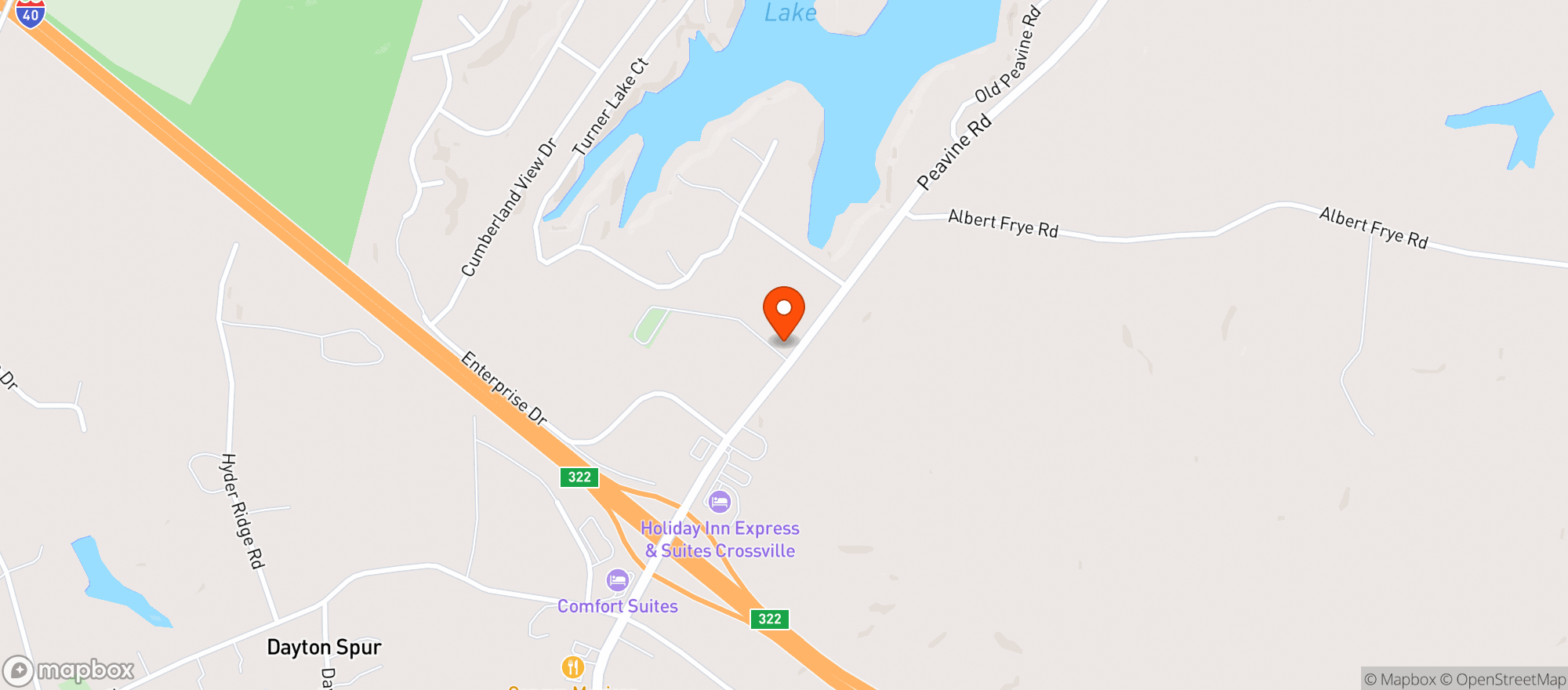 Map showing Peavine Wine & Spirits