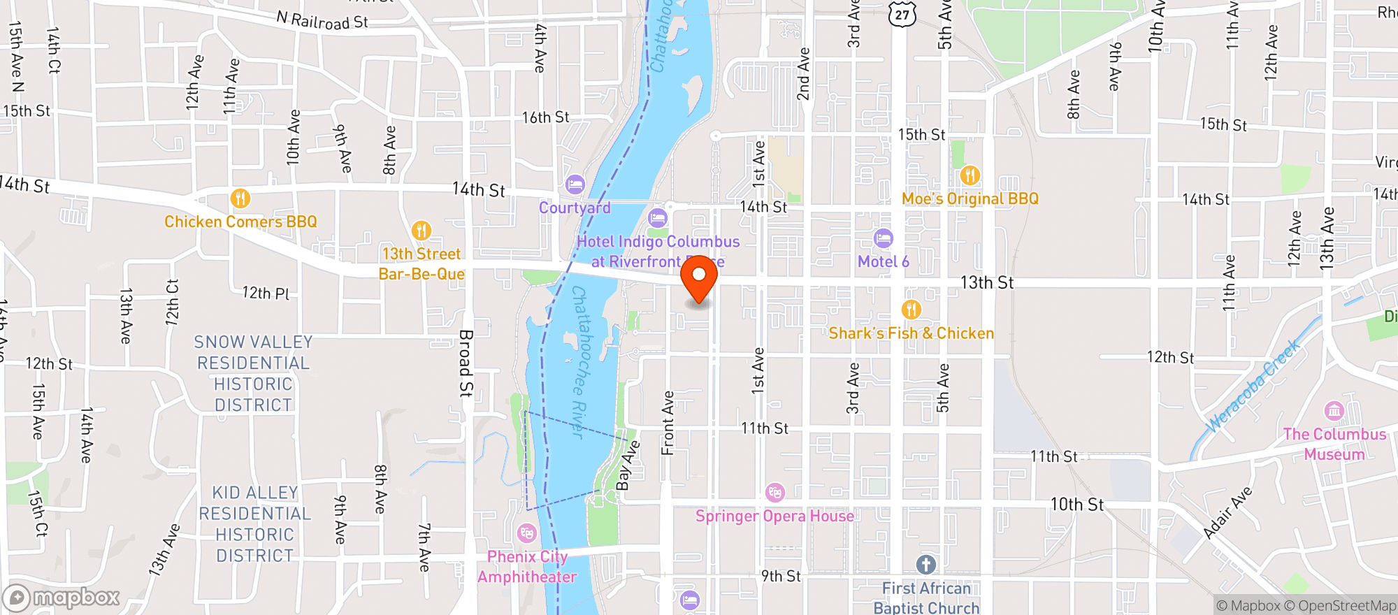 Map showing Me Encanta Llc