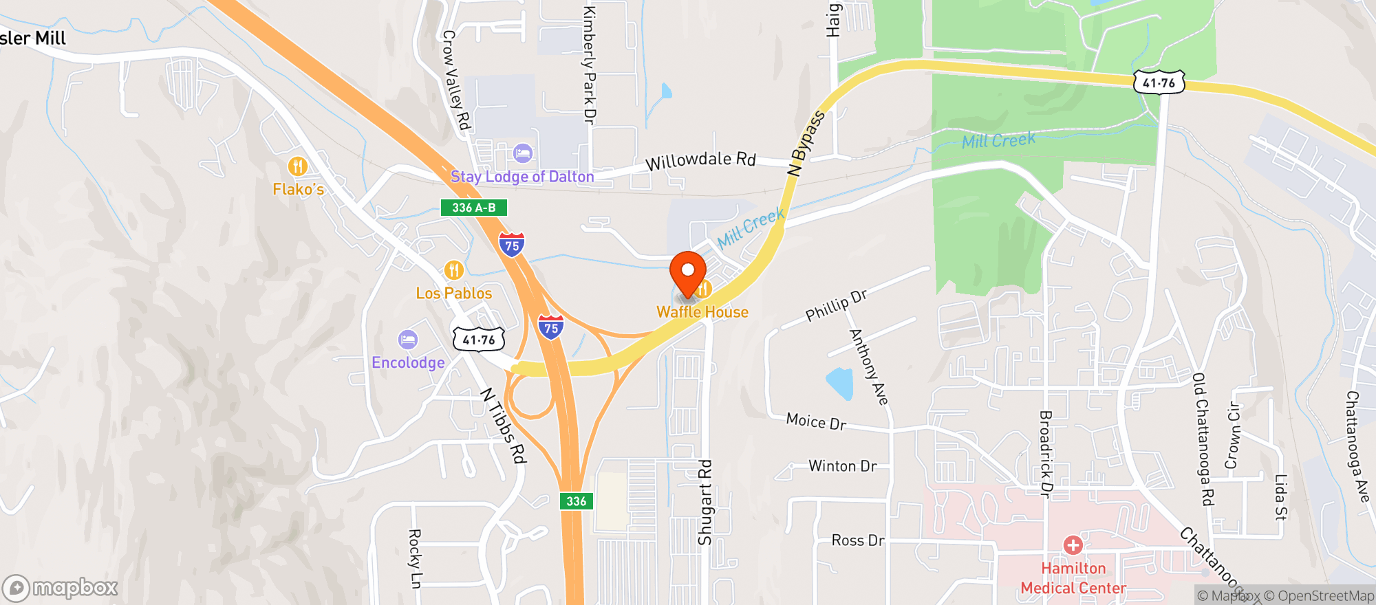 Map showing Circle K #2709345
