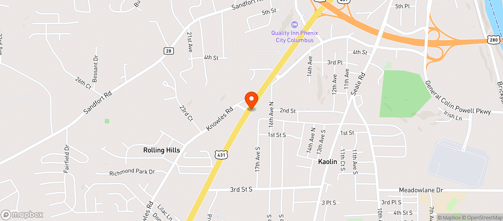 Map showing Shopper Stop