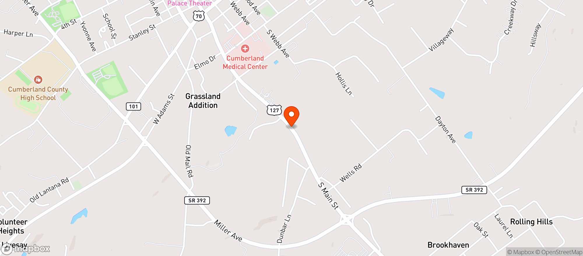 Map showing Greenhaus Cannabis Co