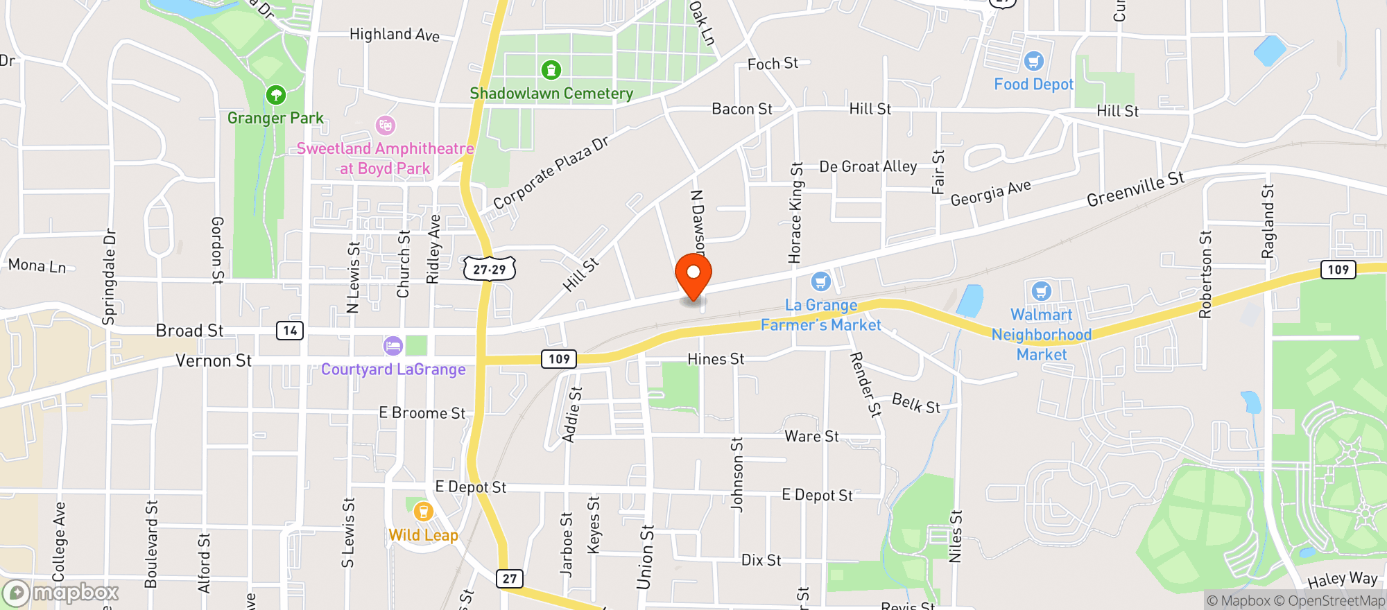 Map showing 777 Stop