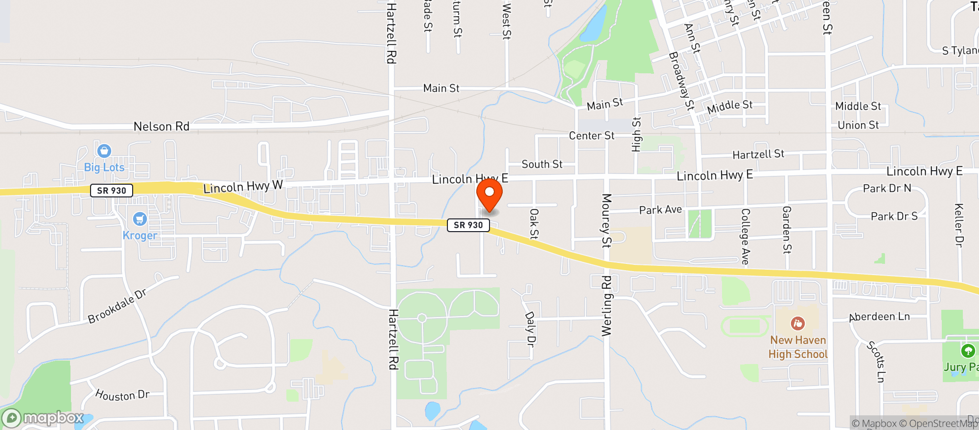 Map showing S & V Liquors #1