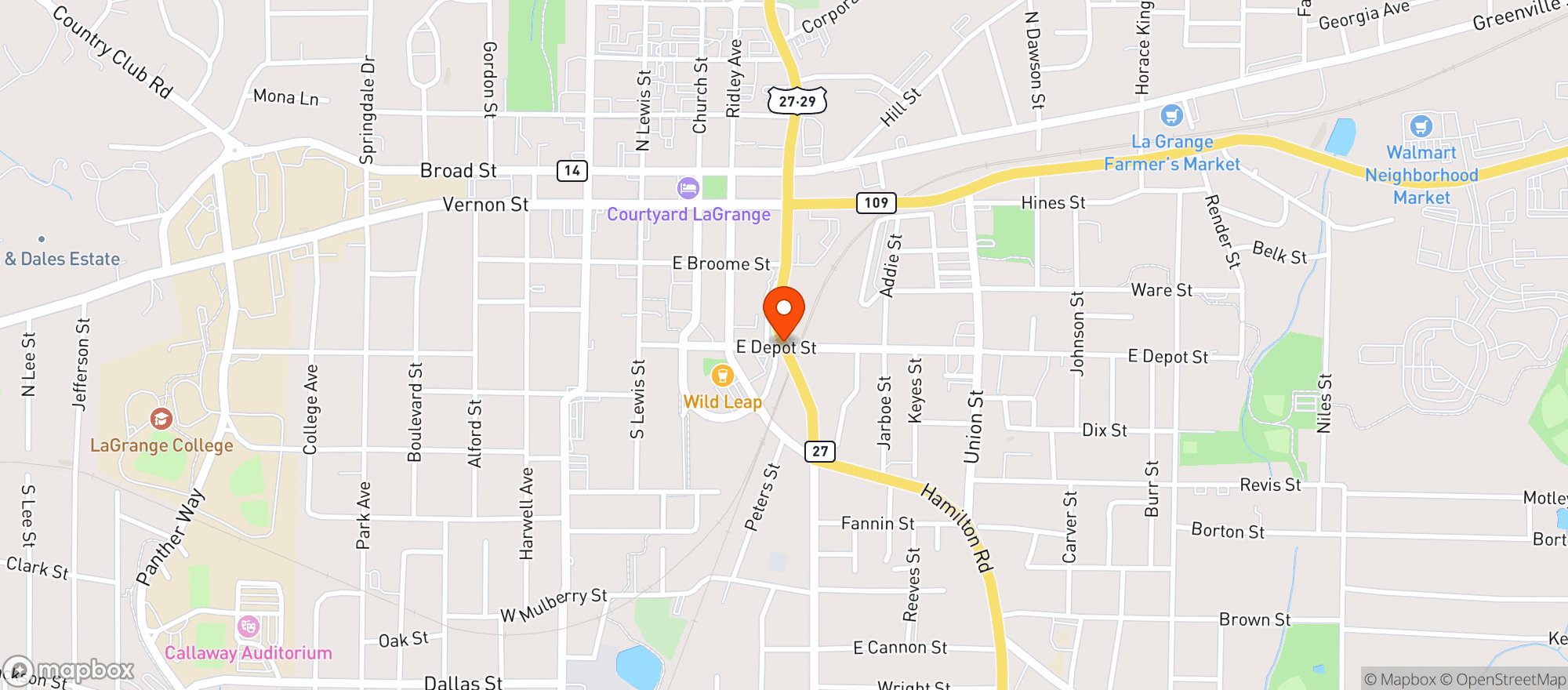 Map showing SPEEDY SERVE CONVENIENCE
