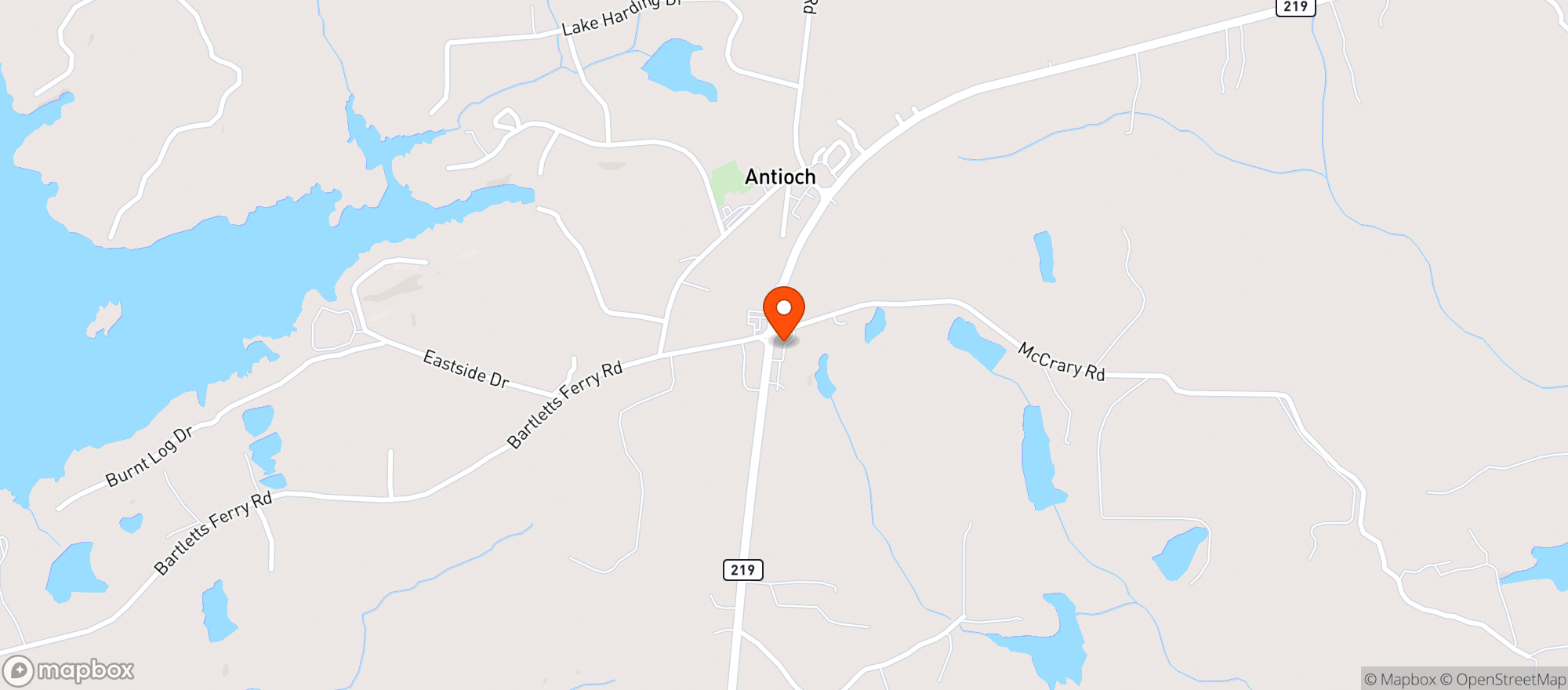 Map showing The Store