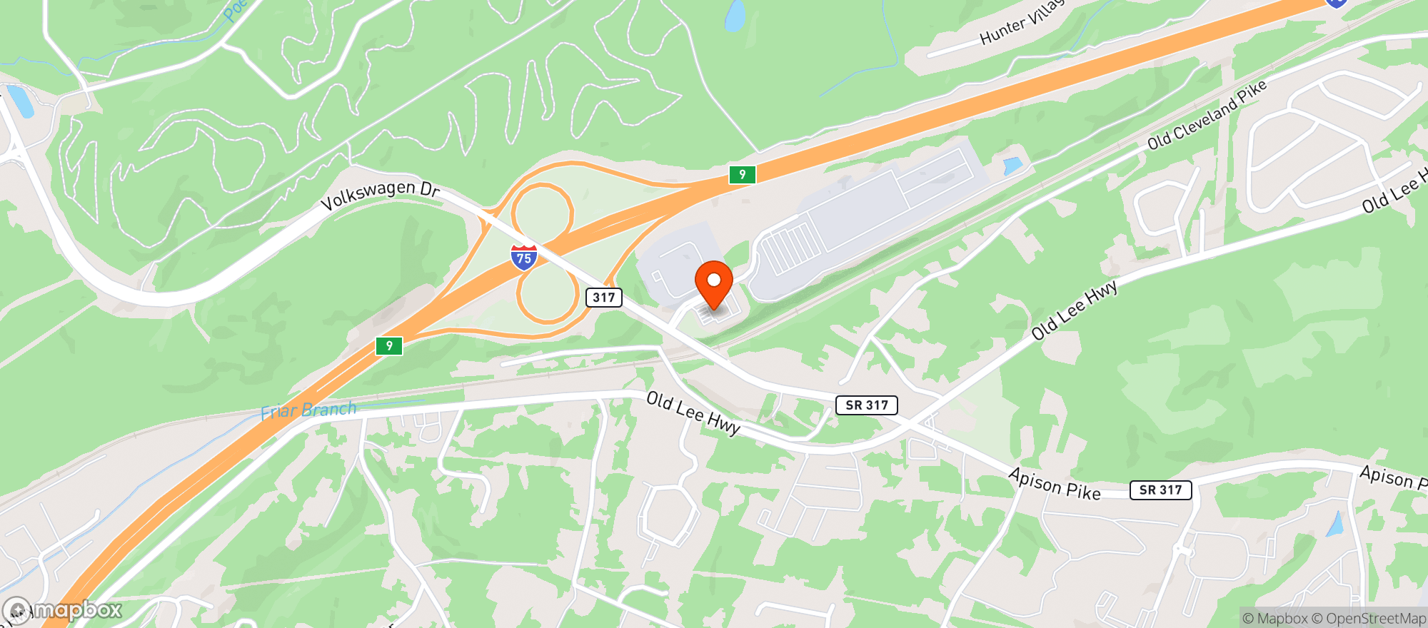 Map showing Quiktrip #7141