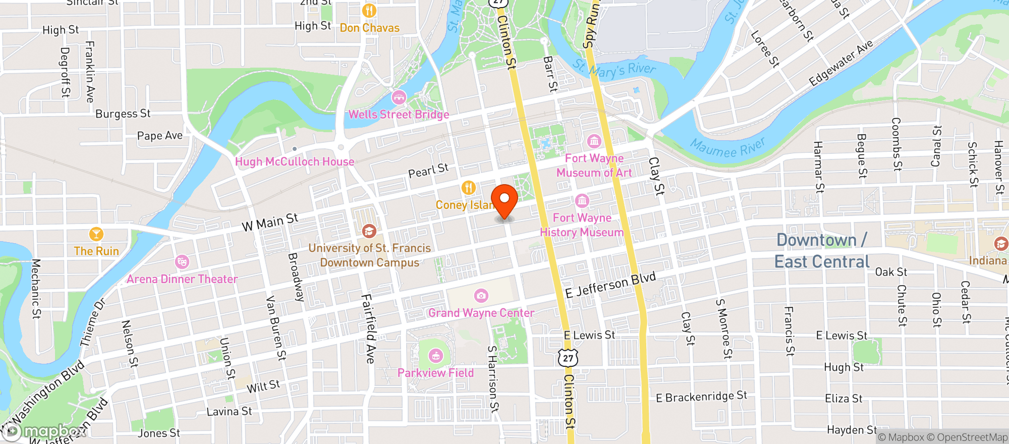 Map showing 816 Pint & Slice