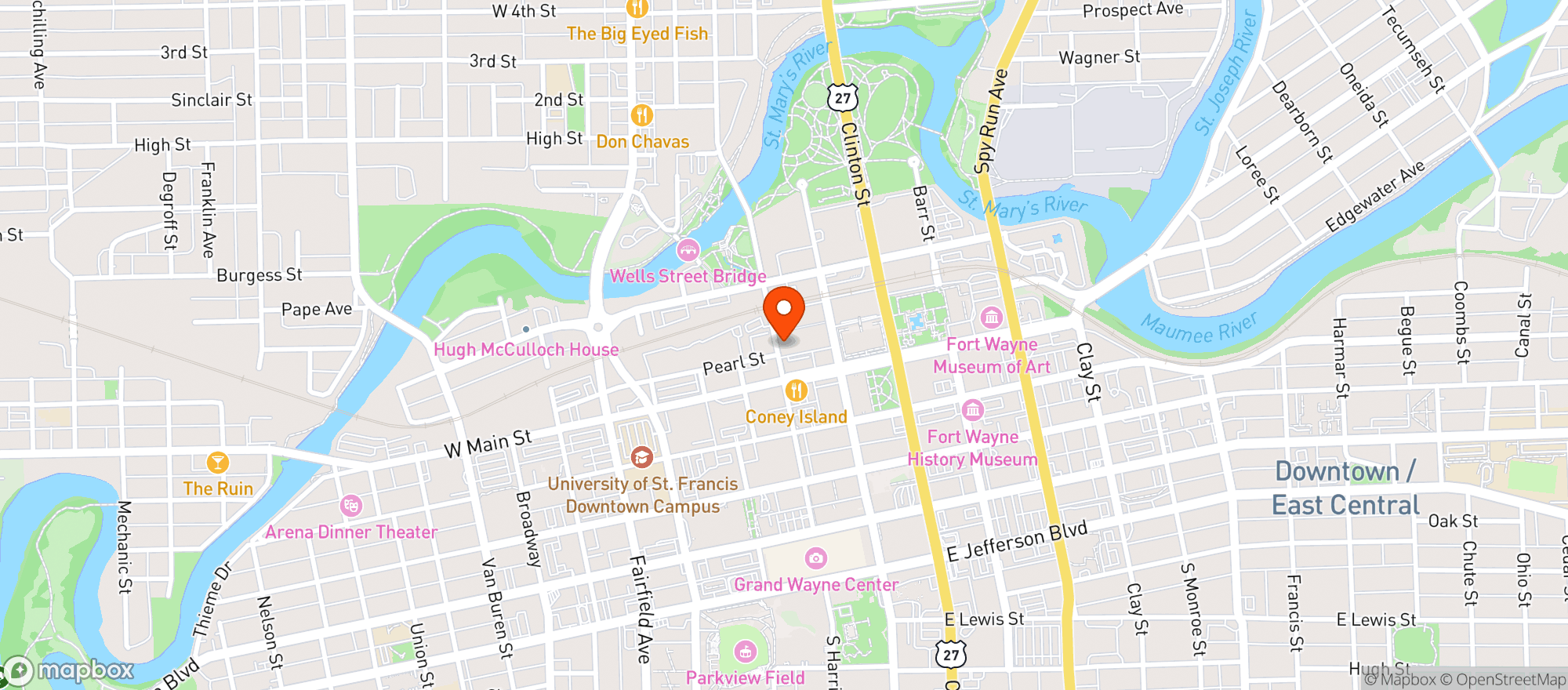 Map showing Blue Bottle Shop