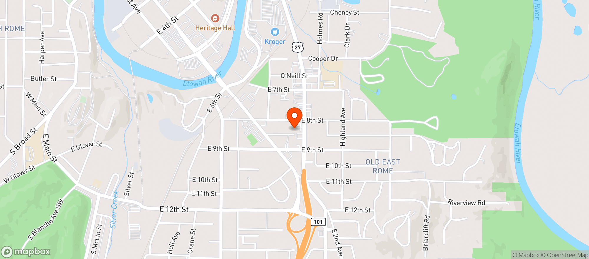 Map showing Liquor Stop