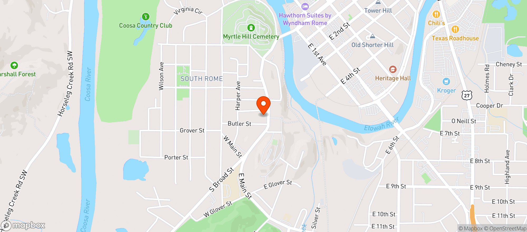 Map showing Mojo