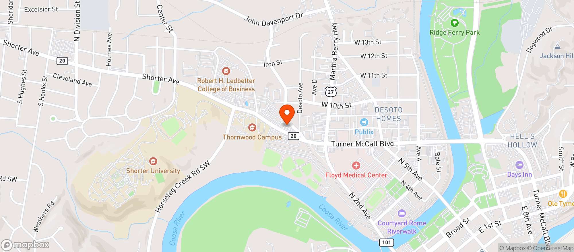Map showing Kangaroo #3551