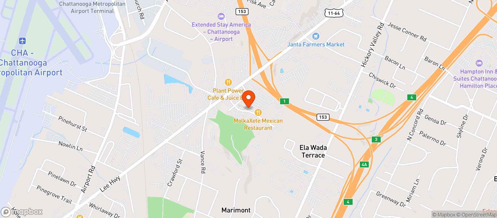 Map showing Discount Liquor