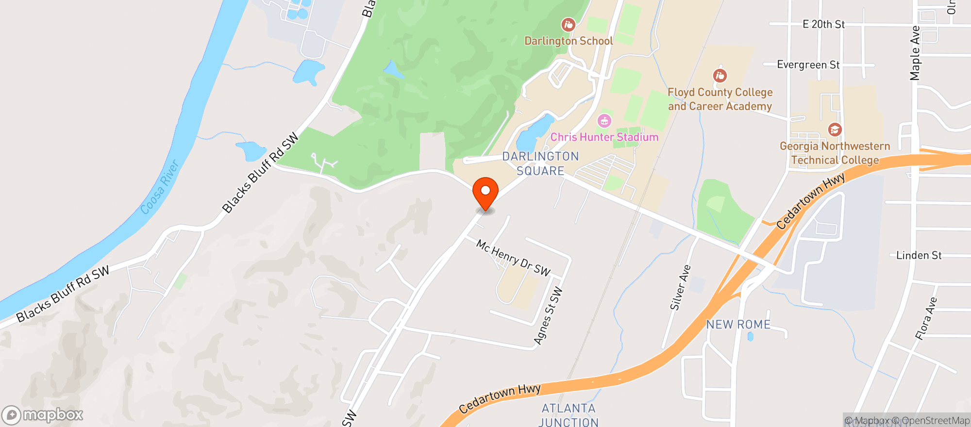 Map showing Rondas Shopeete 1