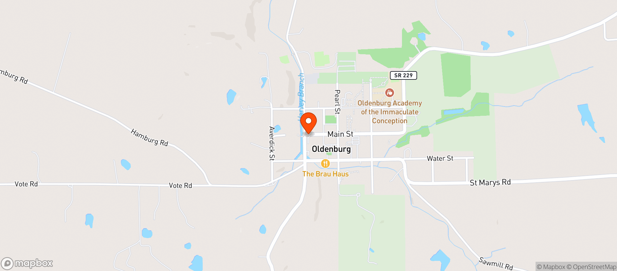 Map showing Village Store Iga