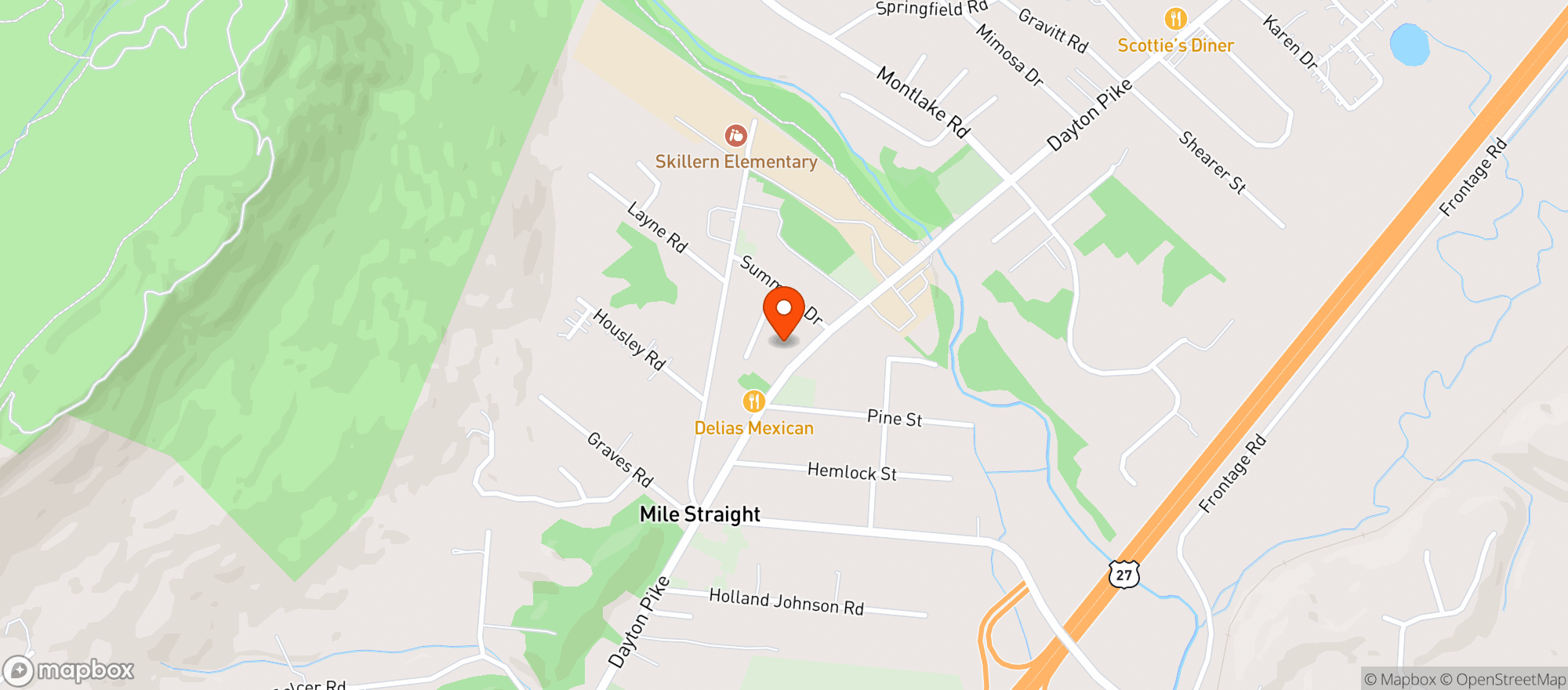 Map showing 1 Stop Package