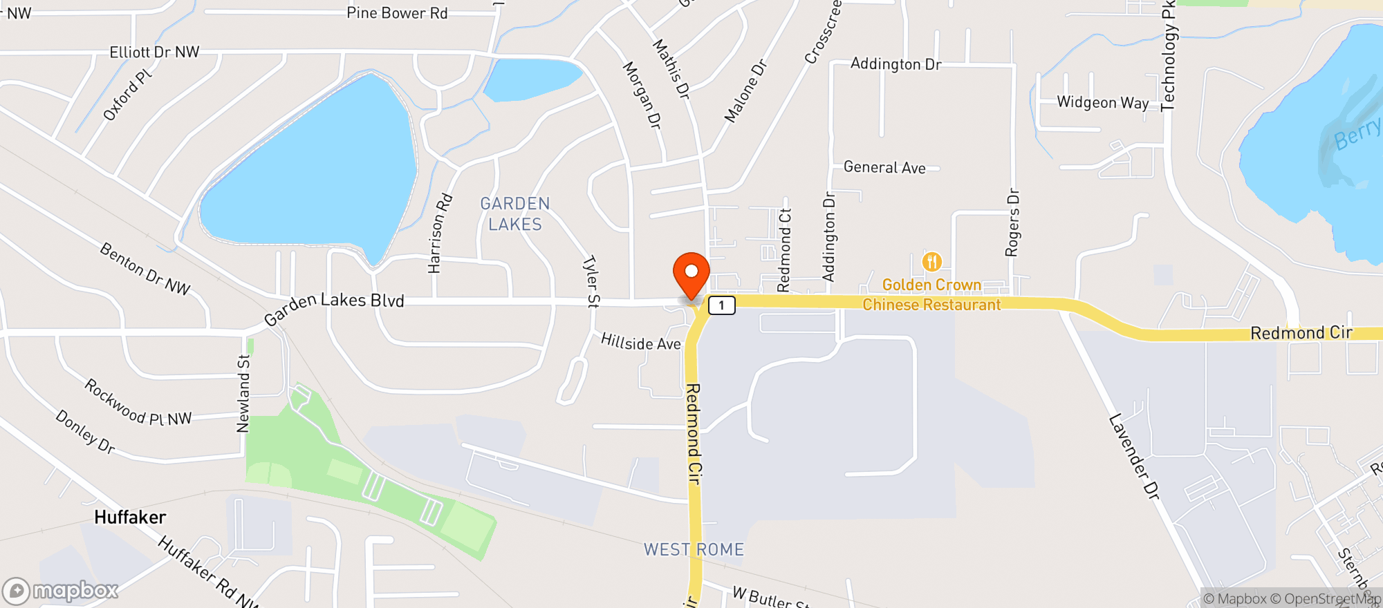 Map showing CIRCLE K