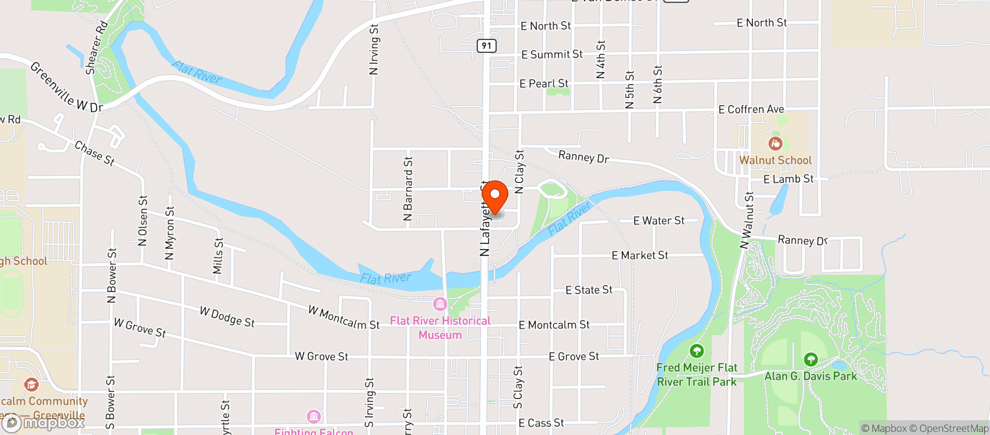 Map showing Green Medicine Shop