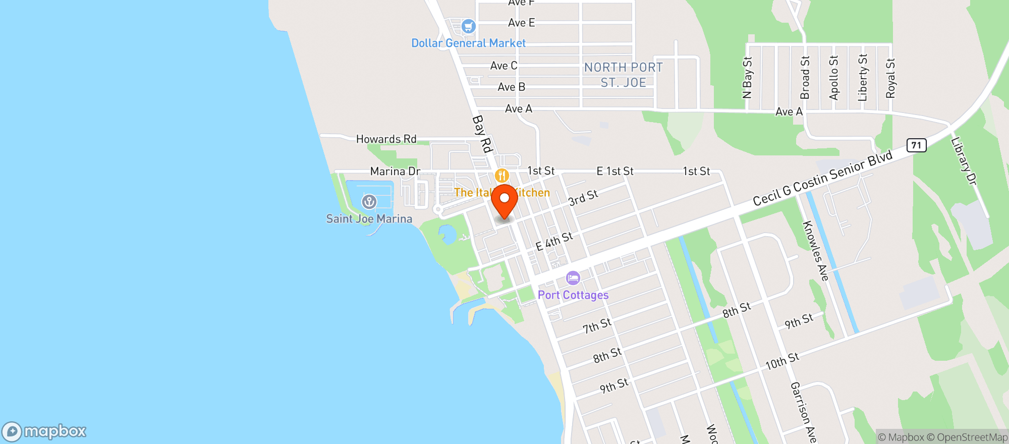 Map showing Taproot