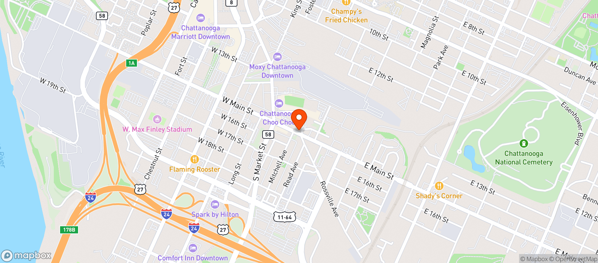Map showing Poor Taste