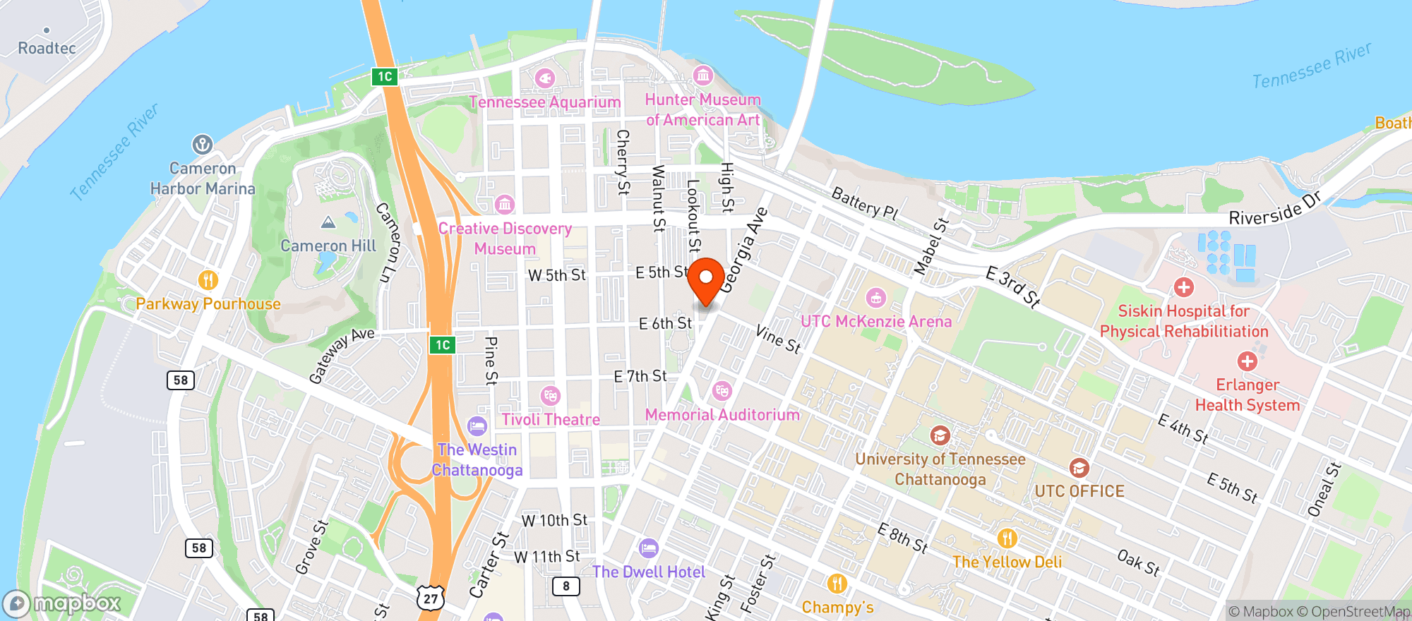 Map showing Universal Joint